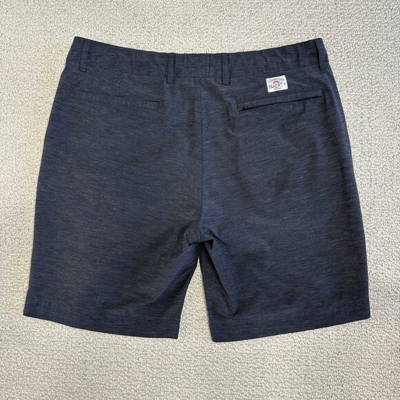 Faherty All Day Shorts Size 35 Dark Gray Stretch Golf Performance - Picture 2 of 9